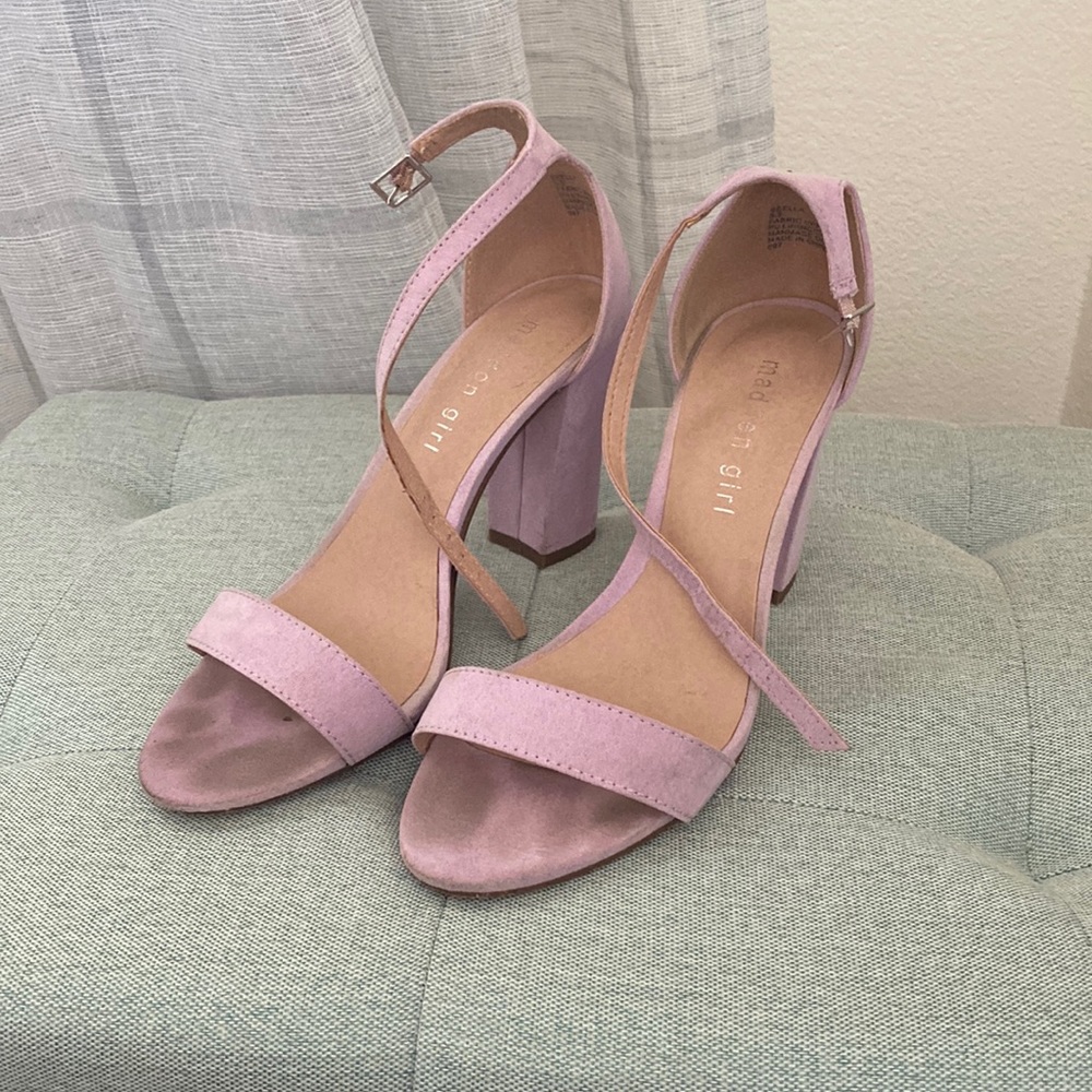 Lavender Madden Girl heels. Size 6.5